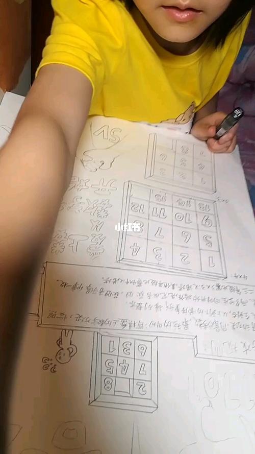 数字华容道海报_海报_文化_绘画