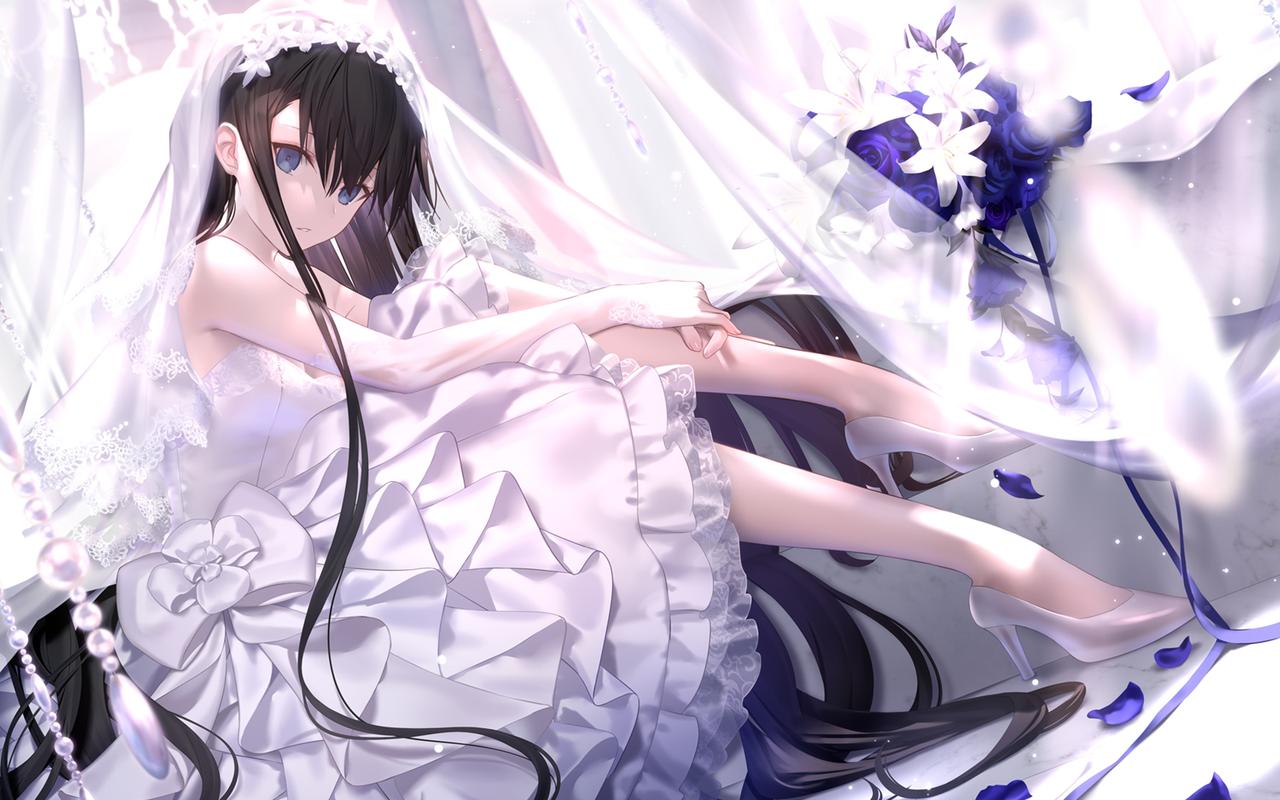 性感二次元美女高清桌面壁纸