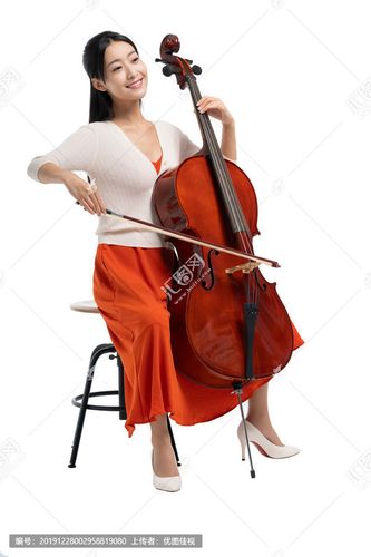 [正版商业] 年轻女子和大提琴