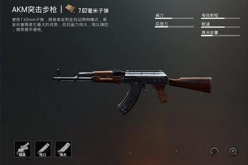 吃鸡akm的简笔画