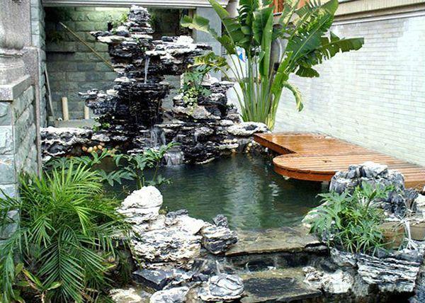 青岛假山鱼池价格多少钱