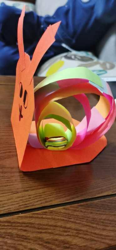 手工制作:小蜗牛慢慢爬
