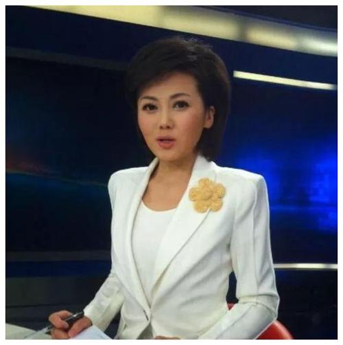 图中为胡蝶,是中央电视台新闻主播,一级播音员,央视新闻中心首席出镜