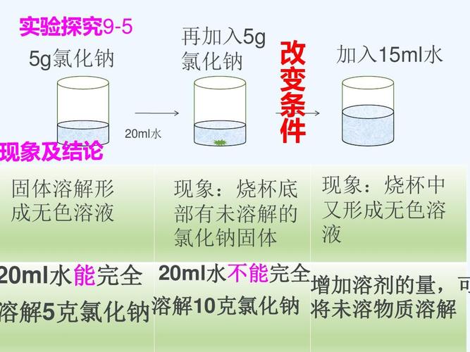 化学人教版九年级下册溶解度第一课时(饱和溶液和不饱和溶液)ppt