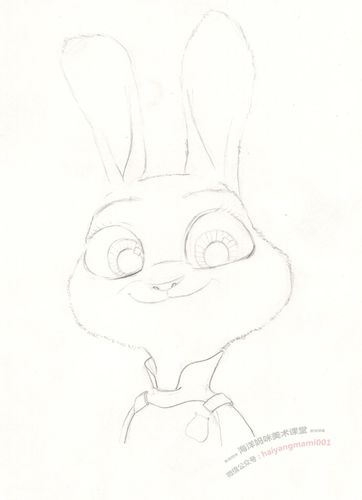 海洋妈咪美术课堂疯狂动物城朱迪兔