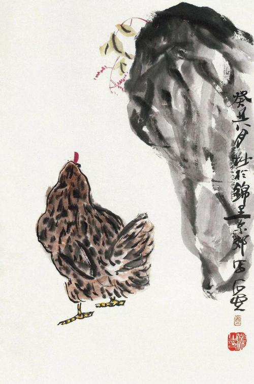 一笔一画皆真意 石壶先生花鸟画,趣味十足
