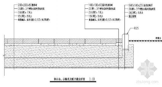 [分享]停车场铺装做法详图资料下载