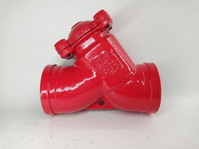 沟槽过滤器gl83h16qy型过滤器隔污阀球墨铸铁体卡箍过滤器