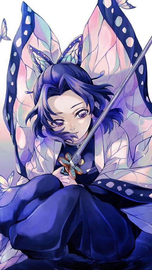 鬼灭之刃蝴蝶忍动漫壁纸 蝴蝶忍竖屏壁纸合集