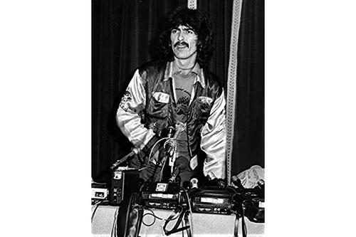 GeorgeHarrison,dhaniharrison george harrison 说话媒体照片印刷 (24 x 30)