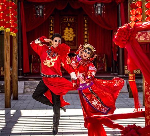 中式古装婚纱照 古装结婚照图片欣赏