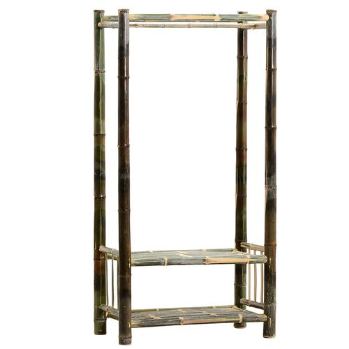 竹子衣帽架落地中式现代简约挂衣架客厅家用茶室民宿家具衣服架子