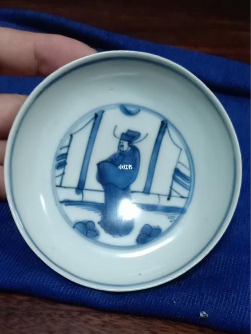 分享一件明代万历年间德化窑青花精品瓷器_青花瓷_瓷器_象牙_糯米