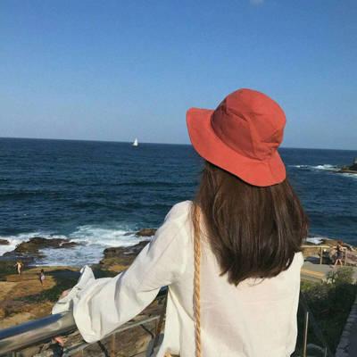 真人女头像小清新背影 可爱风漂亮的一个人高清女生图片