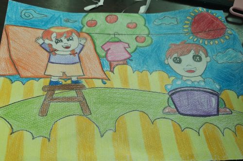 我劳动 我快乐——彭小"五一劳动节"绘画作品展