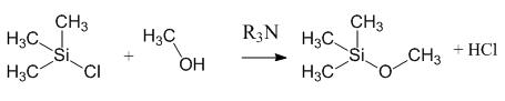 三甲基一氯硅烷和水的反应方程式是什么?