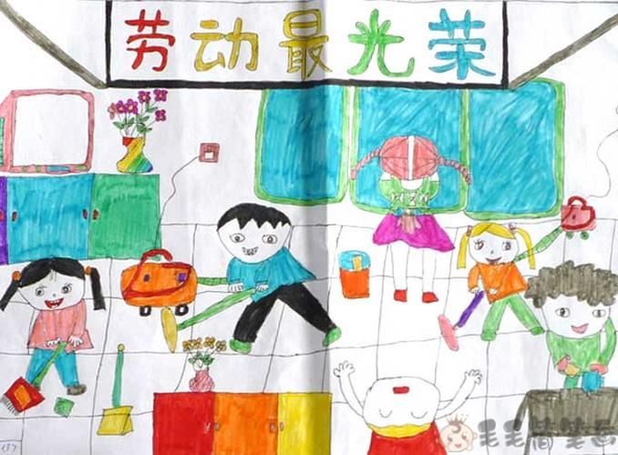 更多五一劳动节儿童画画,劳动节少儿绘画作品,可前往【儿童绘画栏目