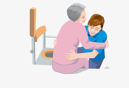 热心陪护搀扶老人