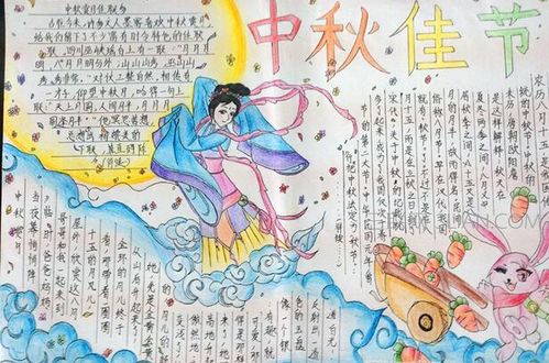 2016小学生中秋节手抄报图片大全-手抄报