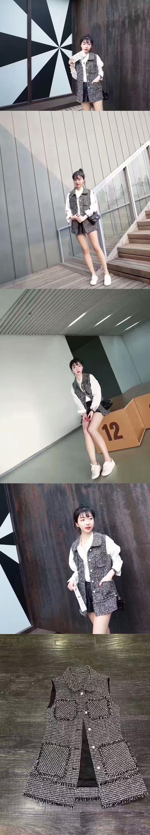 chanel 早秋新款 热卖款马甲外套0