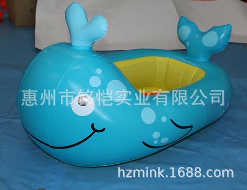 厂家生产婴儿充气浴盆充气鲸鱼浴盆 pvc宝宝洗澡盆儿童可折叠浴盆