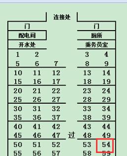 深圳到武昌t9603车54号是不是靠窗座位
