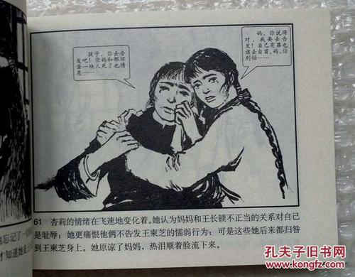 50开软精装连环画--苦菜花(上下)厚书