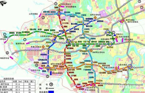 南宁地铁规划线路图