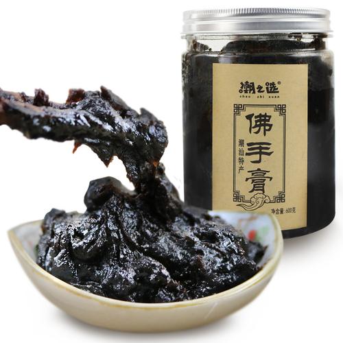 潮之选 潮汕佛手香橼膏600g广东特产老香黄老香橼膏 传统甘甜凉果