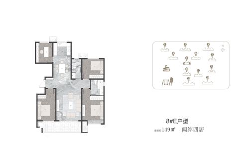 楼盘 老城区 金域禧樾 楼盘相册 户型图-3#b2 户型图-3#c1 户型图-8