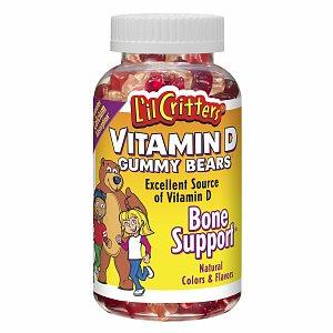 【小熊糖维生素d】l"il critters vitamin d gummy bears 190 ea