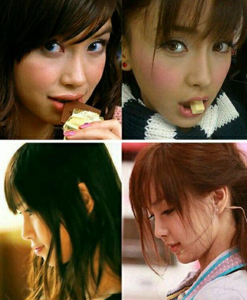 通常拿杨颖刚出道时和后来的照片相比,无论是嘴巴还是下巴,鼻子都有