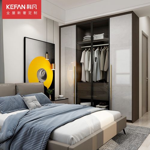 云母石纹科凡全屋定制欧式整体衣柜家用卧室衣帽间厨房视频