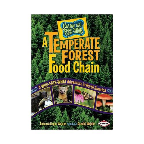 food chain,the food chain绘本 【预订】a temperate forest food chain: a who-eats