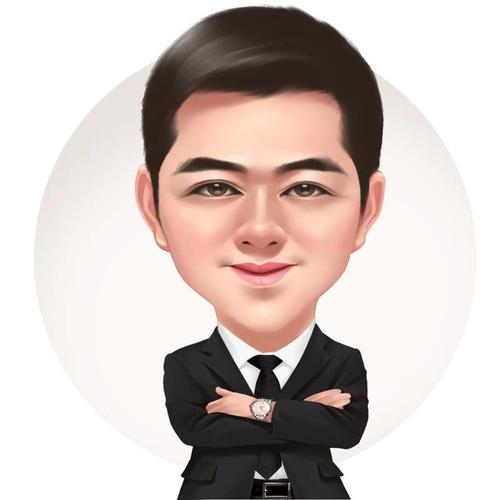 换一换你的头像吧多款中年男士手绘漫画头像老板气质成功人士专用