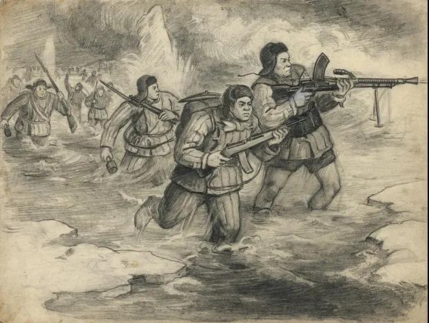 侯一民抗美援朝时期战地速写