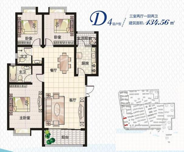 荣华水岸新城户型图