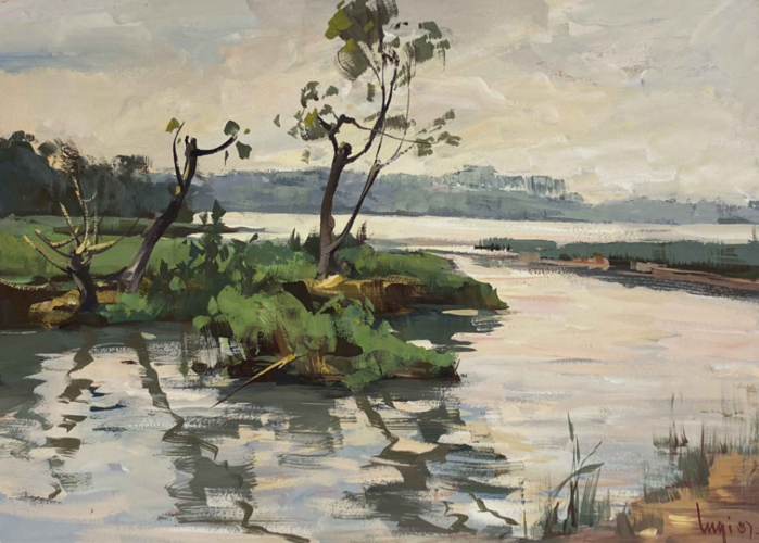 水粉画欣赏丨经典重现陆琦水粉写生风景作品选