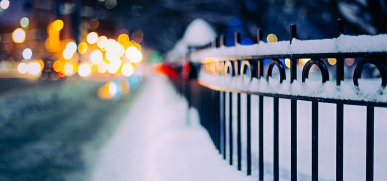 关键词 : 夜景,雪景,护栏,灯光,海报banner,摄影,风景