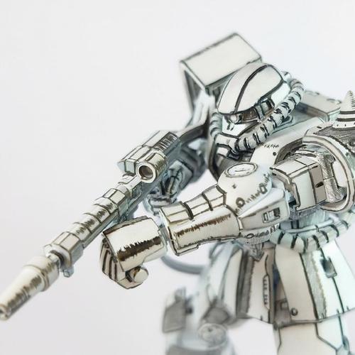 铅笔风格机动战士高达扎古模型