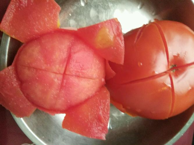 西红柿玫瑰花#复刻中餐厅#的做法图解2