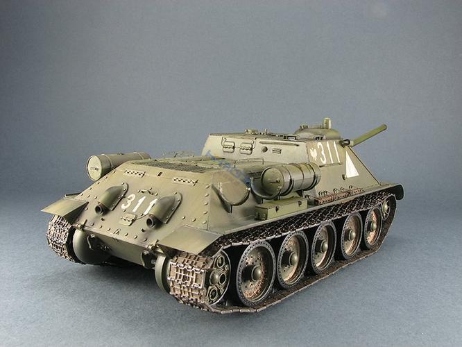恒辉满额包邮 miniart 35204 1/35苏su-85坦克歼击车早期型 内构