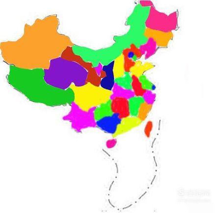 怎么画中国地图简笔画?