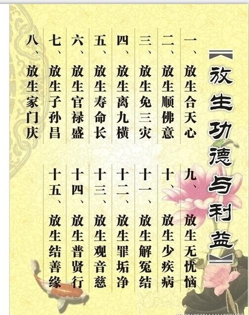 净土法门:放生为什么能得大富贵