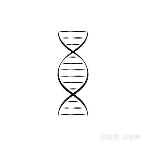 dna 或染色体抽象链符号集.向量例证插画-正版商用176