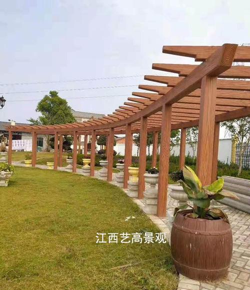 仿木花架,以其自然逼真的表现,给文化广场,公园,小区增添浓厚的艺术