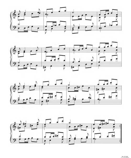 曲谱名:圆钢琴谱