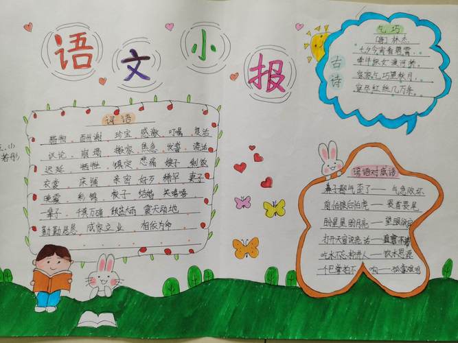 让语文更有趣—五年级"手抄报"
