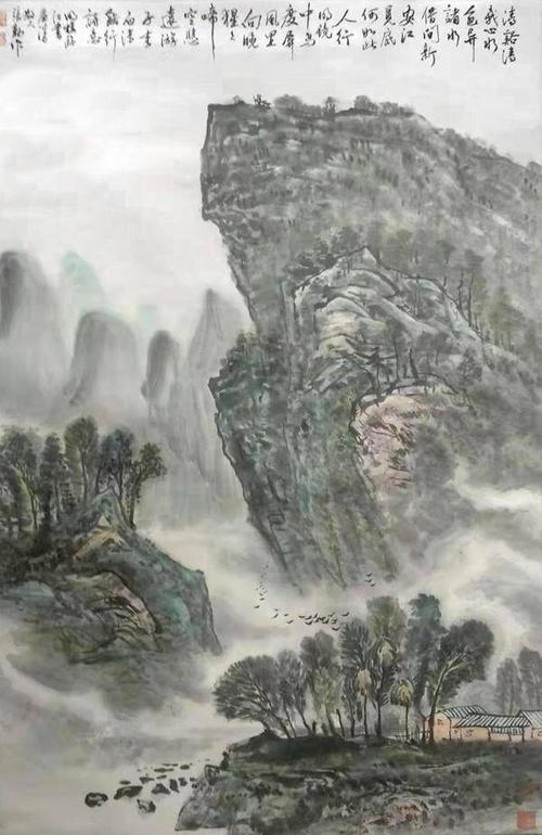 一山一水尽显自然气韵——著名画家张勤作品欣赏
