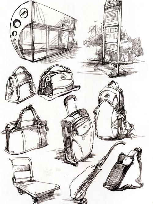 【速写素材】关于生活用品_美术_生活用品_艺术_美术考编_文化_绘画